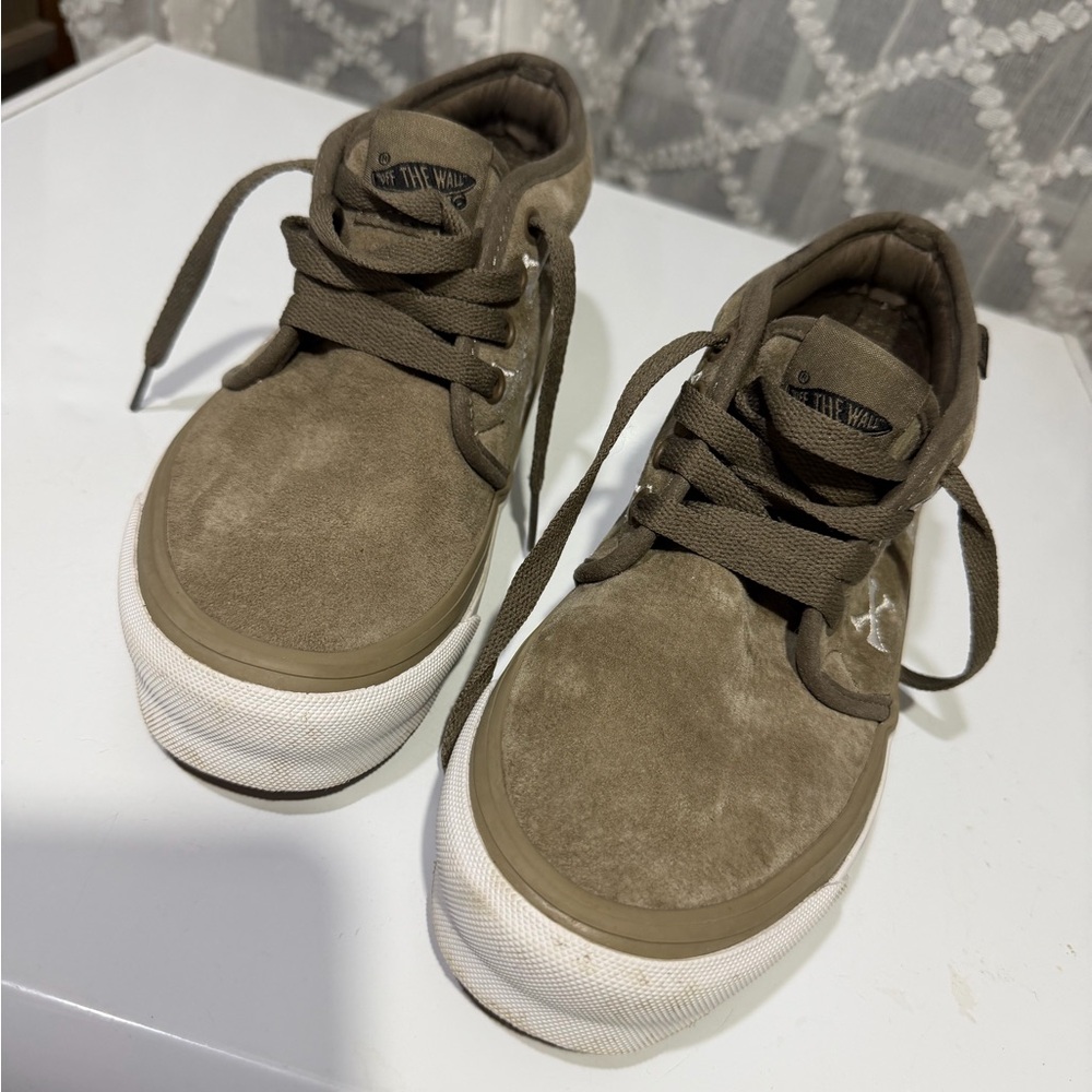 WTAPS Taupe Sneakers with Light Soles
